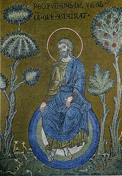 Figure 1: God is resting after creation (Source: Byzantine mosaic in Monreale).